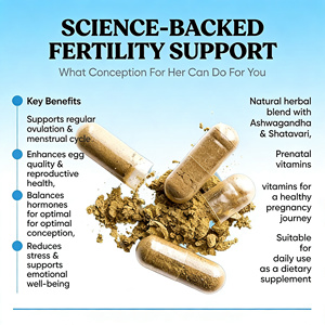 Suplemento de Fertilidad para Mujeres |   Con Mioinositol, Vitex y Folato |   Mejora la Calidad de los Huevos y Regula el Ciclo Menstrual - Product Image 3
