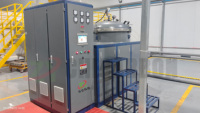 Horno de Inducción ZHONGYI de Ultra Alta Temperatura 3200 IGBT con Ahorro de Energía del 15% para Purificación de Grafito y Material de Ánodo de Batería Preciso