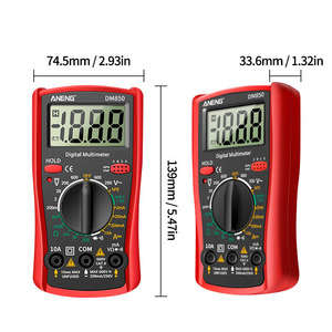 Multimètre numérique professionnel BANGCAN DM850, 1999 affichages, testeur de tension automatique AC/DC, 0-10A, étanche, usage industriel, <span class=keywords><strong>Ohm</strong></span>, courant - Product Image 6