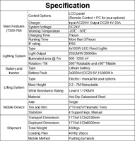 Générateur sur remorque avec tour d'éclairage LED portable, diesel, IP65, DC, blanc, solutions personnalisables pour l'éclairage des ports et la logistique