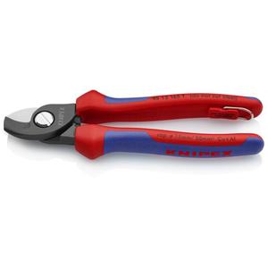 KNIPEX-Coupe-câbles avec point d'attache bruni, poignées avec poignées multi-composants, avec attache d'attache intégrée - Product Image 1