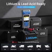 Nouveau testeur de décharge de batterie VDIAGTOOL BT600 12V 24V 5-3000CCA, vérificateur d'état de batterie au lithium avec imprimante, garantie 1 an