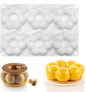 Molde de Silicona Floral Espesado de Grado Alimenticio, Moldes de Silicona con Forma de Nube para Hornear, Molde de Mousse Personalizable de Silicona - Product Image 1