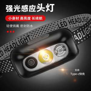 Led Headlamp Rechargeable 500Mh Battery With <b>Light</b> <b>Sensor</b> For <b>Night</b> Fishing - Product Image 4
