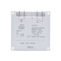 Minuteur numérique programmable LCD Hofujng CN101A, relais hebdomadaire, AC/DC 12V-240V 16A, IP22, matériau ABS, CN/GUA
