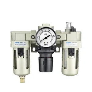 Regulador de alta presión de drenaje automático, regulador de filtro de aire, lubricador, combinación F.R.L