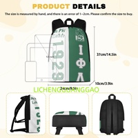 Sac à dos pour femme Iota Phi Lambda, réutilisable, personnalisé, de haute qualité, pour le shopping et les week-ends, vente en gros