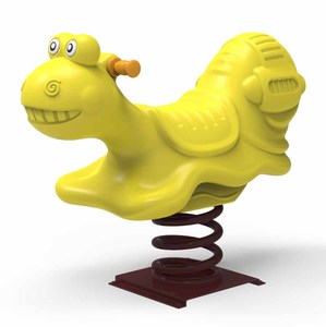 Équipement d'amusement extérieur de cavalier de ressort de cheval à <span class=keywords><strong>bascule</strong></span> d'enfants pour des bébés pour l'établissement de parc - Product Image 3