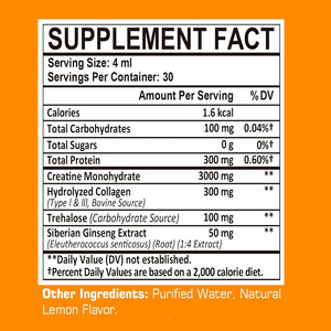 GMP Certified Manufacturer Maximum Absorption <b>Creatine</b> <b>Monohydrate</b> 300mg Per Serving With Hydrolyzed Collagen For Private Label - Product Image 2