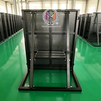Barrière de contrôle des foules pliable en acier, clôture de sécurité en aluminium, barricade pour le contrôle des files d'attente de concert et de festival, et la gestion des flux de piétons