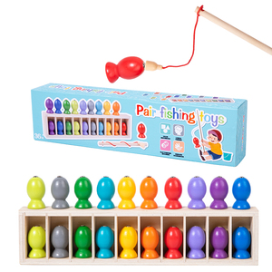 Creative Little Fish Matching Puzzle Multifunctional Educational Toy Color and Shape Cognition Learning Game for Preschool Kids - Product Image 2