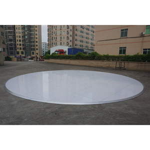 Plancher de danse modulaire portable en contreplaqué brillant, installation facile pour mariage - Product Image 6