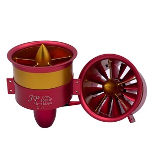 Ventilateur violent tout métal de 80 mm avec ensemble d'hélices avant et arrière, ventilateur à jet <span class=keywords><strong>EDF</strong></span> à 12 pales - Product Image 2