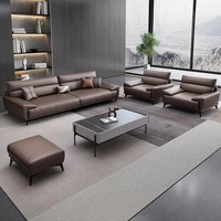 Canapé modulable en cuir confortable de haute qualité, personnalisable, pour bureau, maison, chambre et hôpital