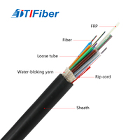 GYFY Fibre à noyau sec G652D monomode 2-144 Core Pollution-Free pour le câblage FTTH Fibre optique utilisée sur l'entretien du nettoyeur de tuyaux