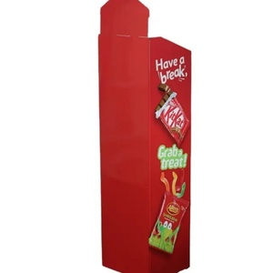 Wholesale Custom for PP Corrugated Plastic Retail Store <b>Display</b> Stand Candy Food Floor Cardboard Cutting <b>Hook</b> for Supermarket - Product Image 5