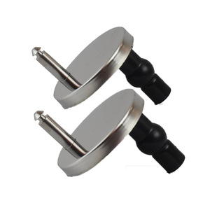 Viti di fissaggio per <span class=keywords><strong>copriwater</strong></span> a sgancio rapido, superiori e inferiori, in plastica e gomma, con foro regolabile - Product Image 1