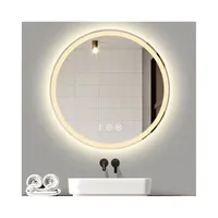 Nuevo Espejo Inteligente Circular Táctil Antivaho con Diseño Moderno y Simple, Espejo Redondo para Baños de Hotel