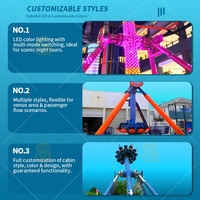 Manège à Pendule Géant 360 Degrés de Haute Qualité en Promotion – Attraction Extrême pour Parc d'Attractions, Équipement de Grande Capacité pour Fête Foraine Extérieure