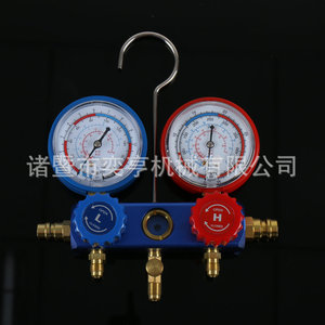 Ensemble de manomètres doubles pour la charge de réfrigérant, en alliage d'aluminium, haute pression, basse température, pour la climatisation - Product Image 2
