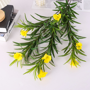 Adelfa de rama grande de 107cm, plantas artificiales, paisaje, decoración del hogar, plantas y vegetación, hojas de tacto Real, adelfa de imitación - Product Image 2