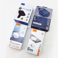Boîte d'emballage tiroir pour écouteurs sans fil TWS Bluetooth, conception personnalisée en usine, logo personnalisé en relief, pelliculage mat, recyclable
