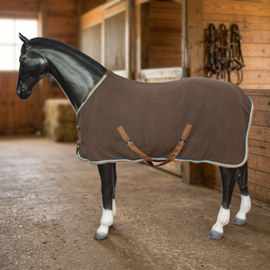 Tapis de selle en polycoton léger de haute qualité, antidérapant, avec doublure chaude en polaire et rembourrage en polyester pour chevaux - Product Image 3