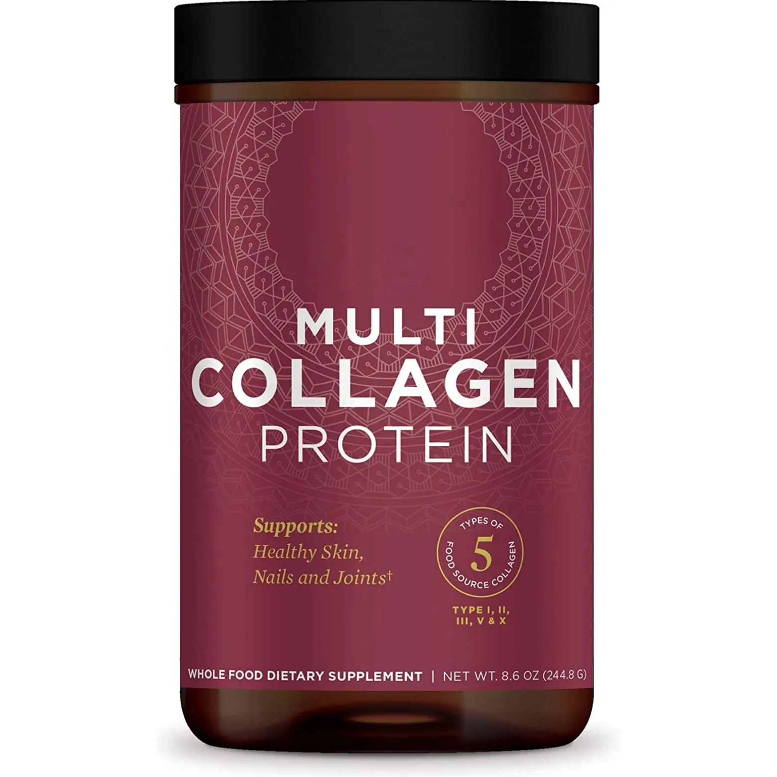 Private Label Unflavored Vegan Organic Pure Whole Food Amino Acids Multi Collagen Protein Powder For Drink Supplement