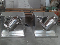 Mélangeur automatique 3D de haute qualité pour poudres, avec mouvement tridimensionnel, idéal pour la fabrication de poudres d'assaisonnement