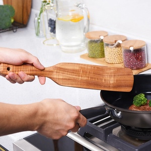 Hot Sales Wooden Kitchen Accessories 5-piece <strong>Spurtles</strong> Sets Bamboo Utensil Wooden <strong>Spurtles</strong> Kitchen Tools Set - Product Image 5