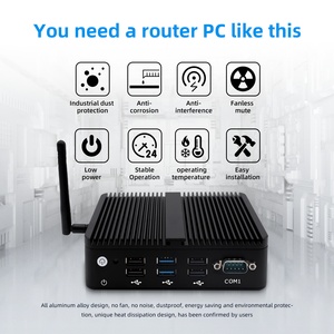 Mini PC Industrial Hystou OEM sin Ventilador, VGA HD, Doble LAN, Ce-Celeron J4125 J6412, 8G DDR4 RAM, 128G SSD, Mini PC Usado H3-J4125 J6412 - Product Image 1
