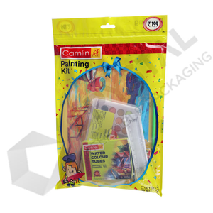 กระเป๋าซิปใส่เครื่องเขียนพลาสติกใส  กระเป๋าใส่ดินสอแบบมีซิปล็อค สำหรับจัดเก็บอุปกรณ์สำนักงานและโรงเรียน - Product Image 1