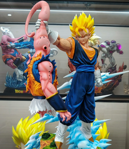 Figurine <span class=keywords><strong>Dragon</strong></span> <span class=keywords><strong>Ball</strong></span> Z en résine de haute qualité - <span class=keywords><strong>Vegito</strong></span> contre Buu, édition limitée, modèle de scène de bataille, objet de collection d'anime - Product Image 1