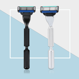 Maquinilla de Afeitar de Seguridad al por Mayor para Hombres, Maquinilla de Afeitar de 6 Cuchillas con Mango de Metal Completo - Product Image 3