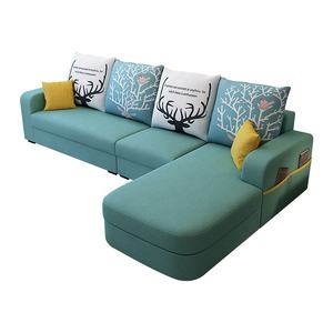 <span class=keywords><strong>Canapé</strong></span> en tissu scandinave moderne, 3 places avec housses amovibles lavables, éponge à haute résilience, pour petit salon - Product Image 6