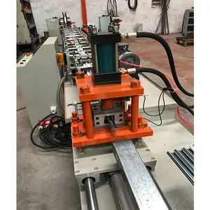 C Z mesin pembuat saluran bingkai baja Cz mesin Purlin mesin pembentuk gulungan rel din