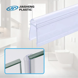 Tùy biến chuyên nghiệp phòng tắm vòi hoa sen cửa kính trong suốt PVC cao su con dấu Dải h loại U hình dạng weatherstrip - Product Image 1