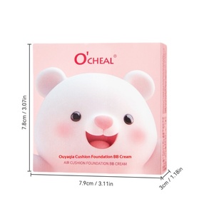 OCHEAL Bear Concealer Air Cushion BB Cream, Fondotinta Liquido Isolante, <span class=keywords><strong>CC</strong></span> Cream Illuminante e Schiarente, Cipria Compatta per il Viso - Product Image 4