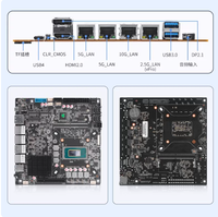 Carte mère industrielle Mini-ITX CWWK 14e génération 125H/155H/185H avec routeur souple et LAN 10G pour NAS