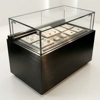 Vitrine de luxe pour bijoux, présentoir à bijoux, présentoir à boucles d'oreilles, armoire de présentation pour bagues, colliers, bracelets, comptoir de magasin