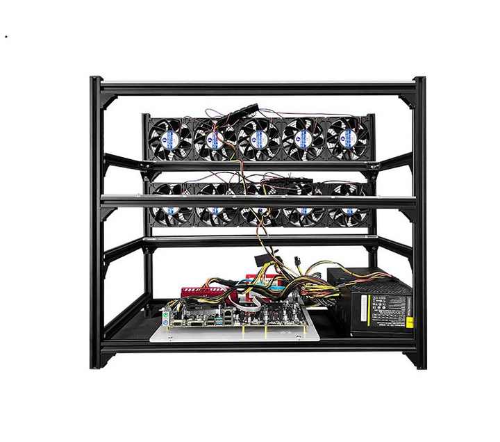 New Stock Computer Server Rig GPU case for 6600xt GPU Card with Free ...