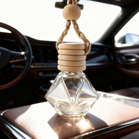 Diffuseur de voiture suspendu personnalisé, flacon vide pour huiles essentielles, parfum d'ambiance, aromathérapie, 8ml 10ml