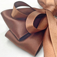 Ruban en polyester en gros avec nœuds longs, nœuds décoratifs pré-noués pour fleurs, emballage cadeau et diverses décorations