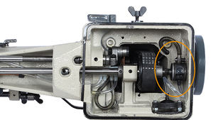 8BD maquina <span class=keywords><strong>Dr</strong></span> coser triple cilindro de arrastre encuadernación cinta borde sesgo encuadernación mochila escolar máquina maquinaria para hacer bolsos de cuero - Product Image 5