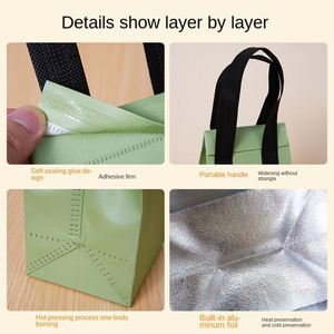 Milk Tea Takeaway Heat Preservation Non-Woven Disposable Single Cup Packing Delivery Cooler Bag - Product Image 4