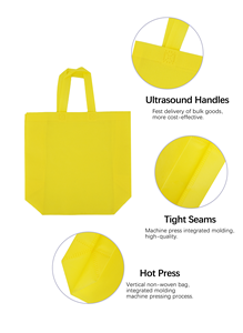 Best Price Recyclable Grocery Bag Custom Printed logo Eco-friendly Reusable Laminated pp Non Woven Shopping Bag - Product Image 4