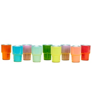 Christmas Gift 304 Stainless Steel <strong>Shot</strong> Glass Colorful <strong>Shot</strong> Glasses with Foil Lid and <strong>Straw</strong> 2oz Whiskey <strong>Shot</strong> Glass - Product Image 2