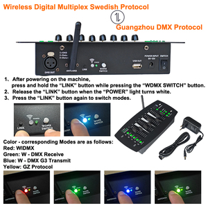 Contrôleur DMX512 sans fil mini Igracelite à batterie, 40 canaux, professionnel, commutation entre les modes SCC <span class=keywords><strong>Prot</strong></span> et GZ <span class=keywords><strong>Prot</strong></span> - Product Image 3