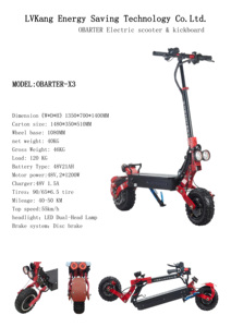 New Off Road Kick Foldable Portable Scooter Two Wheels Adult Electric Scooter Eu Warehouse Adults - Product Image 6