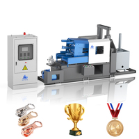 Machine de moulage sous pression à chambre chaude de haute précision 130T pour la fabrication de trophées et de médailles en alliages de zinc, de zamac et de plomb à faible point de fusion